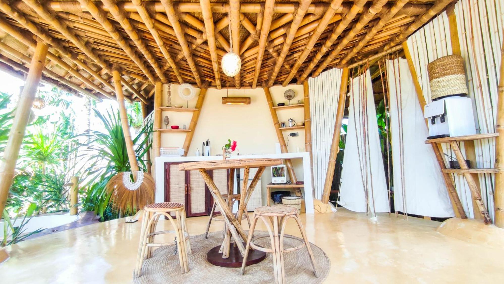The Bamboo Houses - Tropical Garden & Empty Beach Хенераль-Луна Екстер'єр фото